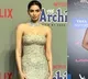 Bollywood Actress Khushi Kapoor wears her mother Sridevi glamorous gown