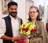 Revanth Reddy meets Sonia Gandhi and Rahul Gandhi