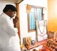Bhatti offers prayers to YSR portrait
