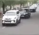 Revanth Reddy with Rahul and Priyanka Gandhi convoy