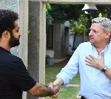 NTR hosts lunch for Netflix CEO Ted Sarandos in his residence
