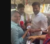 Journalist Uma received first zero ticket from congress government