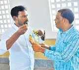 fisherman associations protest against official in jagitial