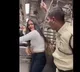 Police constable dance with woman in Mumbai local train
