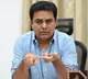 Former Minister KTR chitchat with Media
