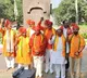 BJP MLAs take oath after boycotting Protem Speaker Akbaruddin Owaisi
