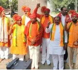 BJP MLAs take oath after boycotting Protem Speaker Akbaruddin Owaisi
