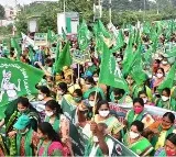 Protest by Amaravati farmers over 3 capitals completes four years