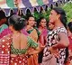 About 100 Hijras came to TDP leader Somireddy Protest place by Buses