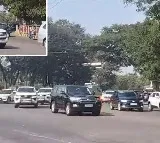 CM Revanth vehicle convoy journey like common people in Hyderabad