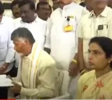Chandrababu prayers in Gunadala Mary Matha temple