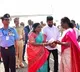 Governor Tamilisai, CM Revanth Reddy, and other cabinet Ministers gave a warm send off to President Murmu