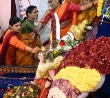 Lord Vishunu giving darshan to devotees from Uttaradwaram