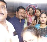 BRS MLA Lasya Nandita stuck in lift