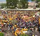 Devotees throng medaram