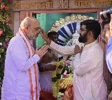 Amit Shah prays at temple abutting Charminar
