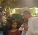 MLA Harish Rao take food at road side tiffin centre