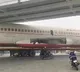 Aircraft gets stuck under flyover in Bihar's East Champaran, causes traffic jams