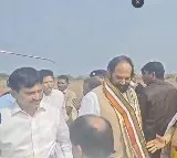 Five ministers including Sridhar Babu visits Medigadda