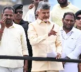Chandrababu road show in Kuppam constituency