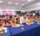 BRS leader has lunch with sanitation workers to begin the new year