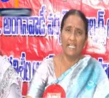 Anganwadi reps talks to media on govt stand