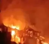 Fire accident in Madhapur hotel