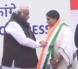 YSRTP Chief YS Sharmila Joins Congress