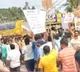 DSC Candidates protests in Avanigadda