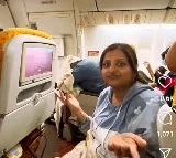 Woman shares video of Air India flight with non-functional reading lights & broken seats