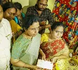 Nara Bhuvaneswari gives assurance to deceased TDP workers family members