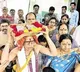 Hyderabad man marches to Ayodhya to deliver golden padukas