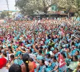 Teachers associations extends support to Anganwadi workers