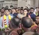 Nara Lokesh and family members offers prayers at Lakshmi Narasimha Swamy temple in Mangalagiri