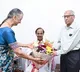 Former governor ESL Narasimhan and his wife visits CM KCR