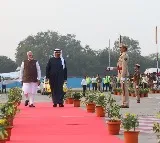 PM Modi and UAE President Sheikh Mohamed bin Zayed Al Nahyan hold roadshow in Ahmedabad