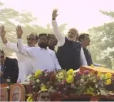 PM Modi holds spectacular roadshow in Nashik, to throw open 27th National Youth Festival