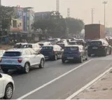Huge rush on Hyderabad-Vijayawada highway as thousands head home for Sankranti