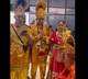 Indigi airlines staff has seen as Rama Lakshmana and Seetha