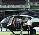 David Warner comes to SCG on helicopter