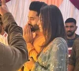 Jackky Bhagnani, Rakul Preet attend Ram Mandir’s replica rath flag off ceremony in Mumbai