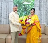 Sharmila meets Chandrababu to invite him for son’s wedding