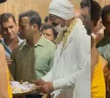 Tollywood top hero Prabhas visits Kateel Sri Durgaparameshwari Temple