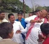 Malla Reddy distributes kites in Secunderabad