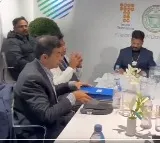 Telangana CM Revanth Reddy met WEF President Bogre Brende In Davos