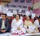 Expelled Assam Congress leader Angkita Dutta sits in protest, demands ‘nyay’ from Rahul