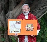 PM Modi releases commemorative postage stamps on Ram temple in Ayodhya