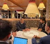 Photographs pertaining to CM Revanth Reddy at World Economic Forum Annual Meeting 2024 in Davos