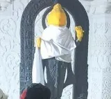 This is the first photo of Ram Lalla statue in the sanctum sanctorum of Ayodhya Ram temple