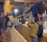 Young lady gives flying kiss to Revanth Reddy